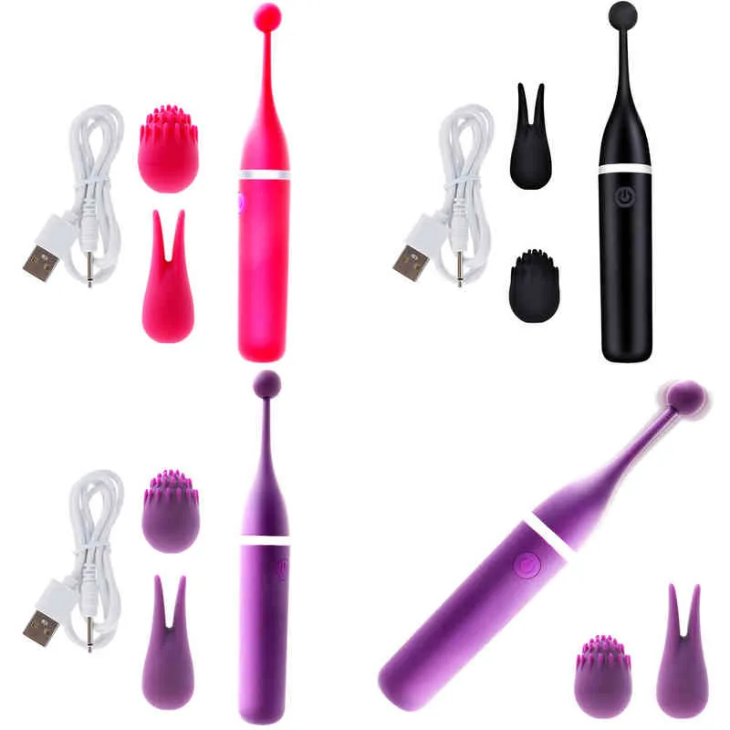 NXY vibrators G-spot voor vrouwen 3 caps vervanging lik clitoris stimulator nippel massager vrouwelijke masturbator seksspeeltjes volwassenen 220110