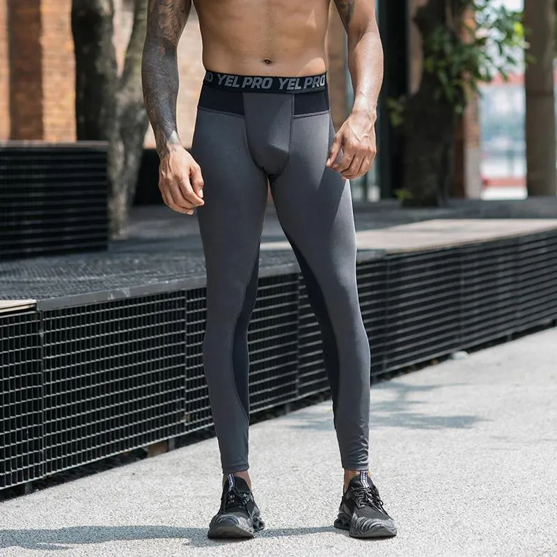 Pantalones Para Correr Medias De Los Hombres Compresión Deporte Hombre  Gimnasio Leggings Hombres Pantalones Largos Skinny Seco Rápido De 21,99 €