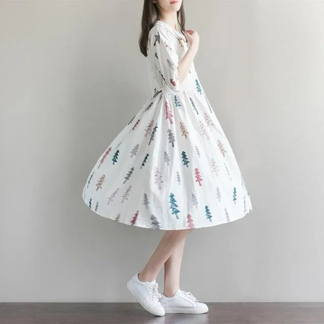 New fashion tide mom loose pregnant dress