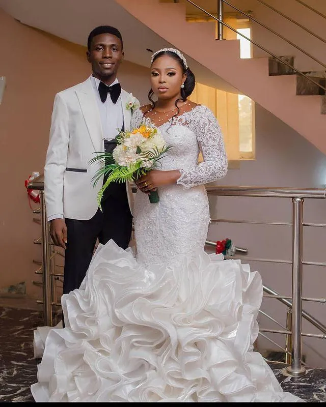 Traditional mermaid wedding clearance dresses
