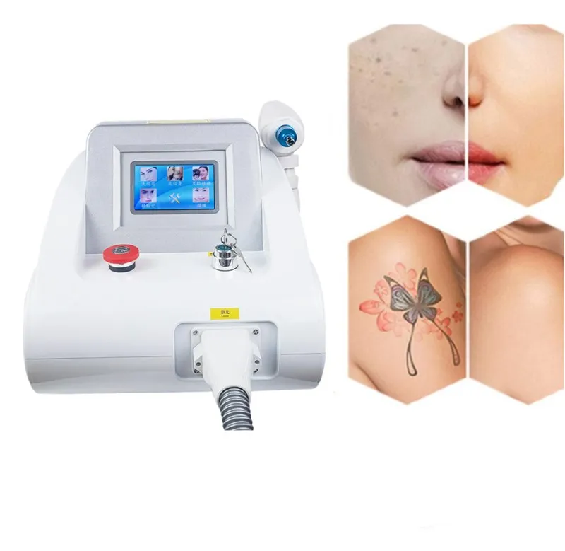 Máquina de remoção de tatuagem a laser profissional portátil Q Switched ND YAG 1064nm 532nm 1320nm equipamento de beleza