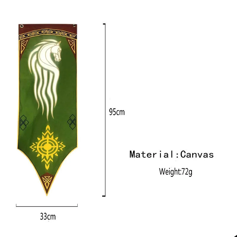 Lord Rings Cosplay, Lord Rings Banners, House Banner Rings