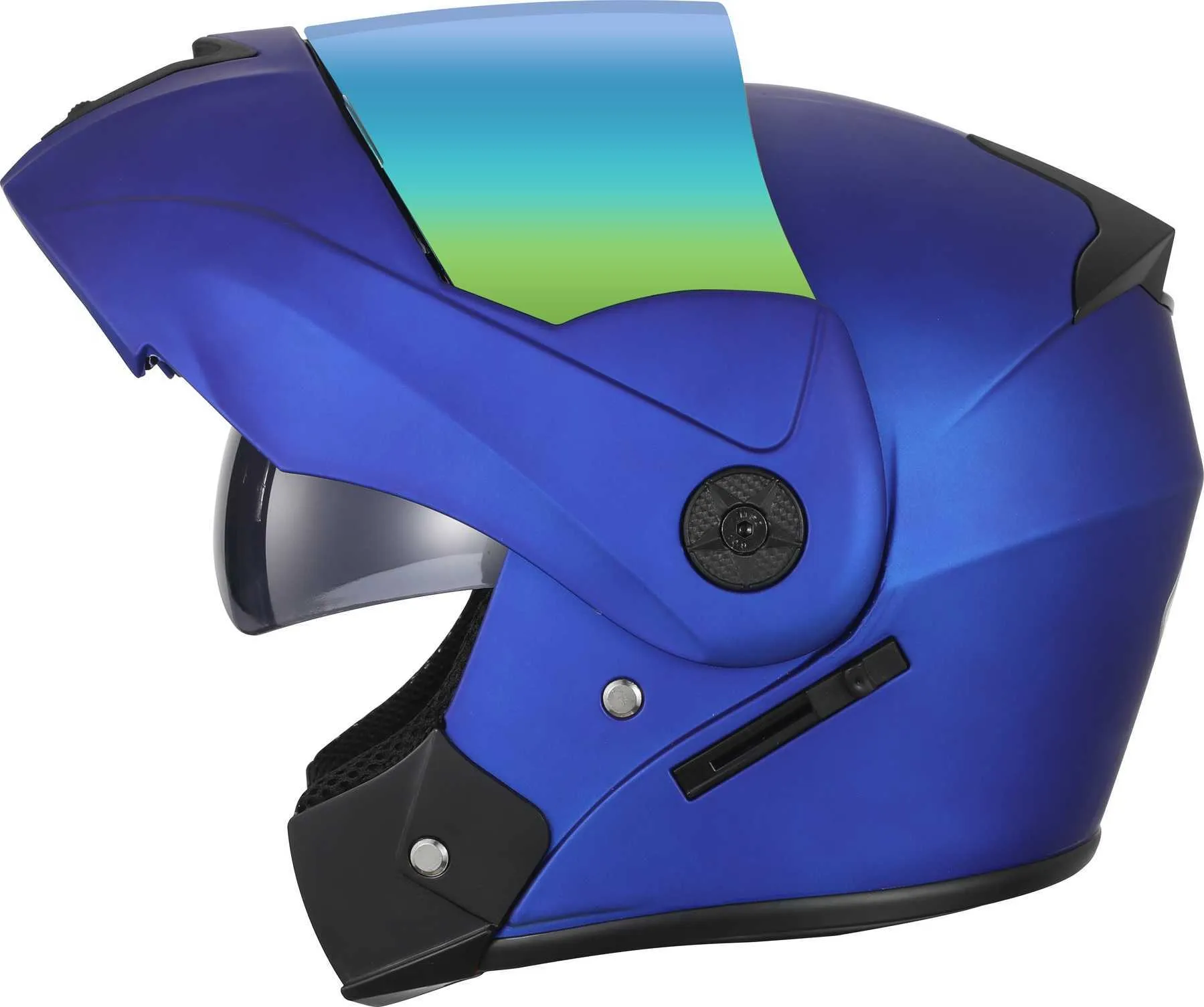 Nuovo casco da moto apribile per adulti Visiere modulari a doppia lente Casco da moto integrale Caschi da motocross sicuri casco moto Q06273d