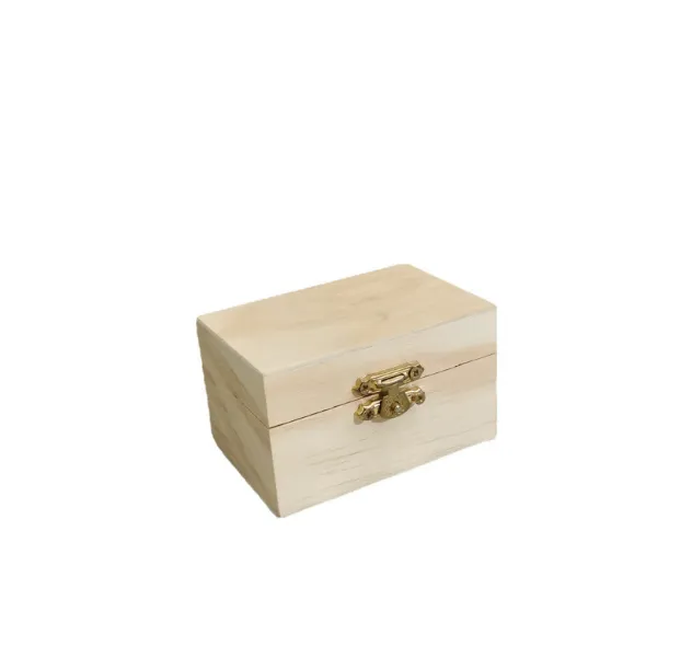 Деревянные ремесел деревянные ювелирные изделия коробка 8,2 см квадратный формы грязевой базовый арт декор дети детские дети детка DIY игрушки