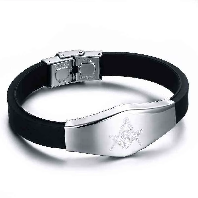 Stainless Steel Masonic Bracelet With Watch Clasp Male Bike Stainless Steel Jewelry Accessory From Dhchristmas 14.84 DHgate.Com