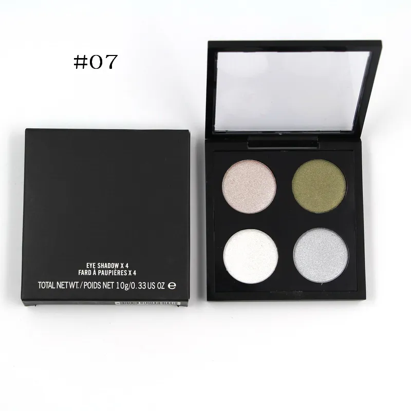 Makeup Beauty Pro Color 4 Shadow Pallete compact Colorful Shimmer Natural Facile Facile Lughten Embaltadow