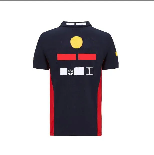 Fórmula 1 off-road nova rendição rápida mountain bike polo camisa poliéster secagem rápida pode ser personalizada185e