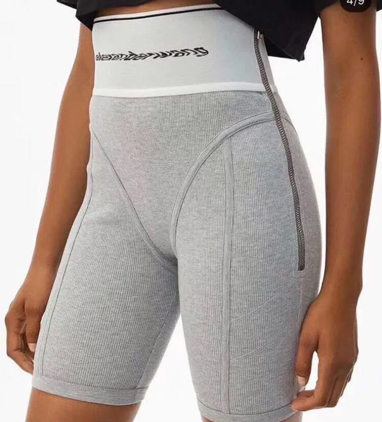 Luyoga Designer-Yoga-Leggings, modische Shorts, Weste, Hosen, 4 Anzüge, Damen-Sport-Shorts, Set mit Reißverschluss, Gurtband, zweiteiliger Super-Stretch-Sportanzug