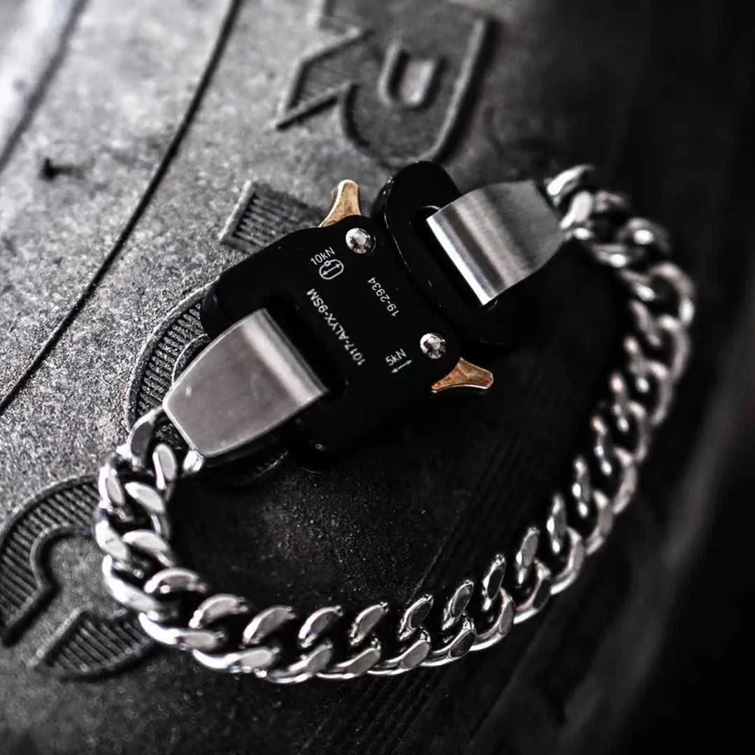 Alyx River Link men's leather bracelet - Unisex