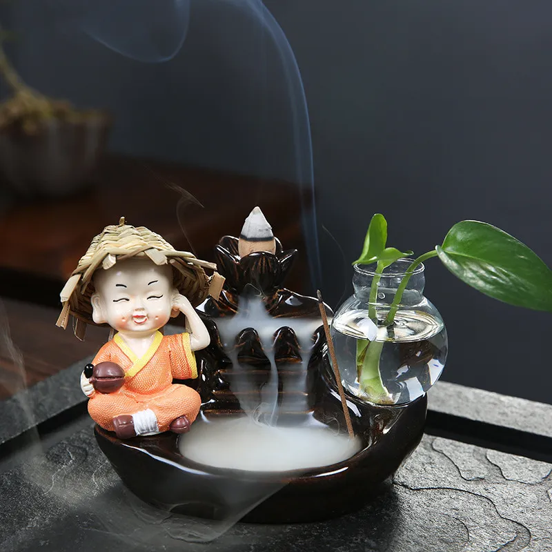 Creative Backflow Incense Burner With 10PCS Incense Cones - Online