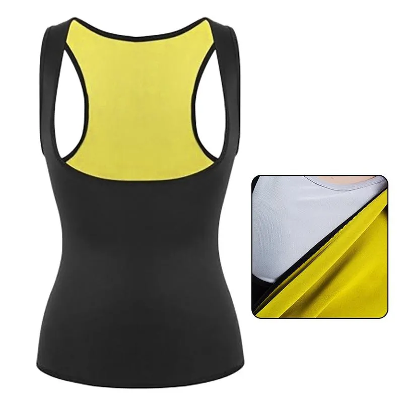 Damesjapon dames taille trainer vest sauna shapewear zweet workout tank voor sport fitness gym top
