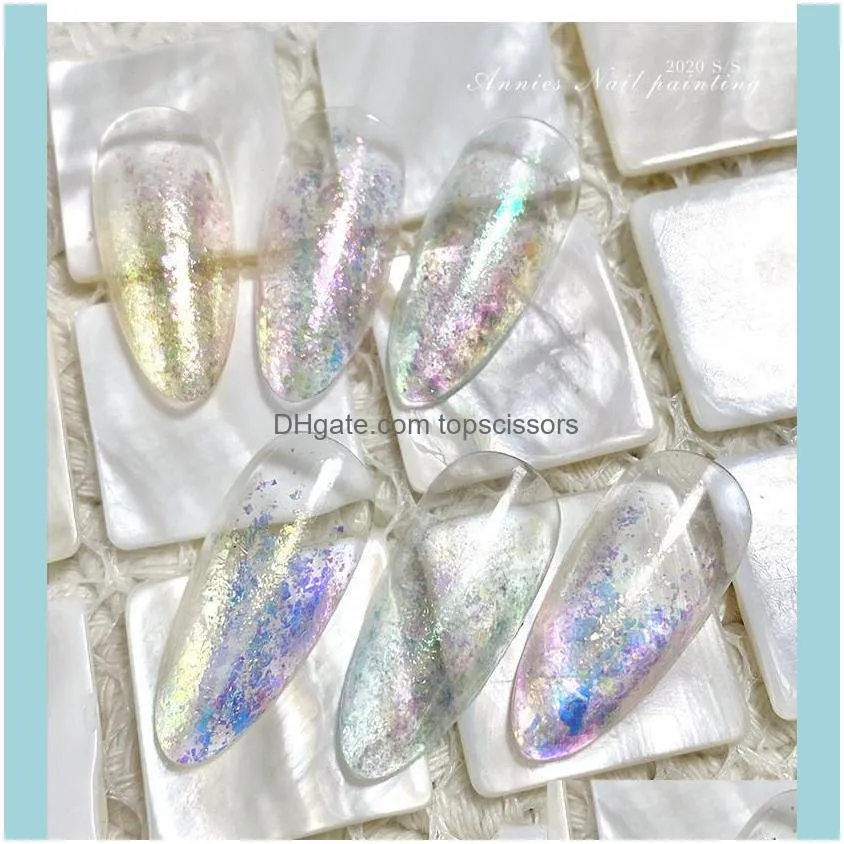 Nail Glitter Opal Powder Art Ultra-thin Phantom Color Super Flash Polarized Polish Cosmetics Fine And Soft Mermaid Foil