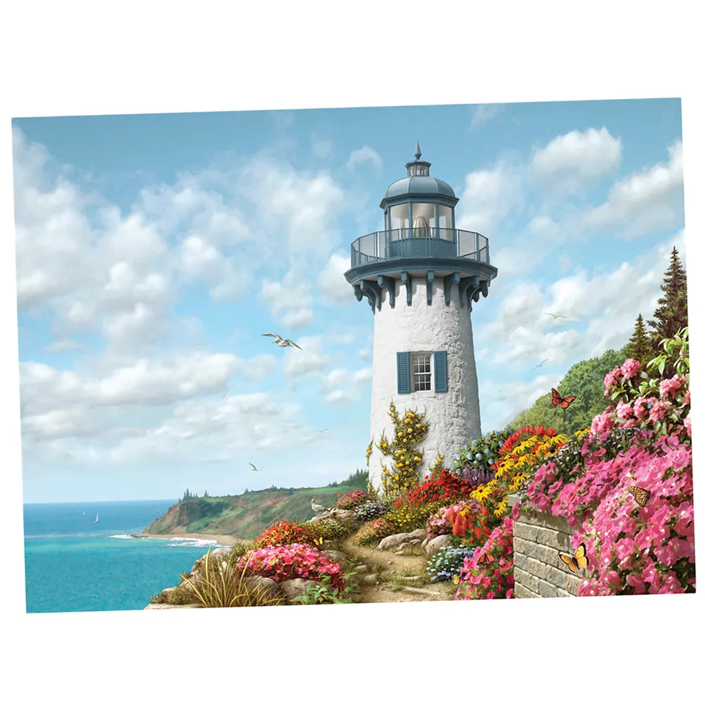 DIY 1000 Pieces Puzzle Set Beautiful Painting Country Landscape Jigsaw Toy Kids Adult Gifts