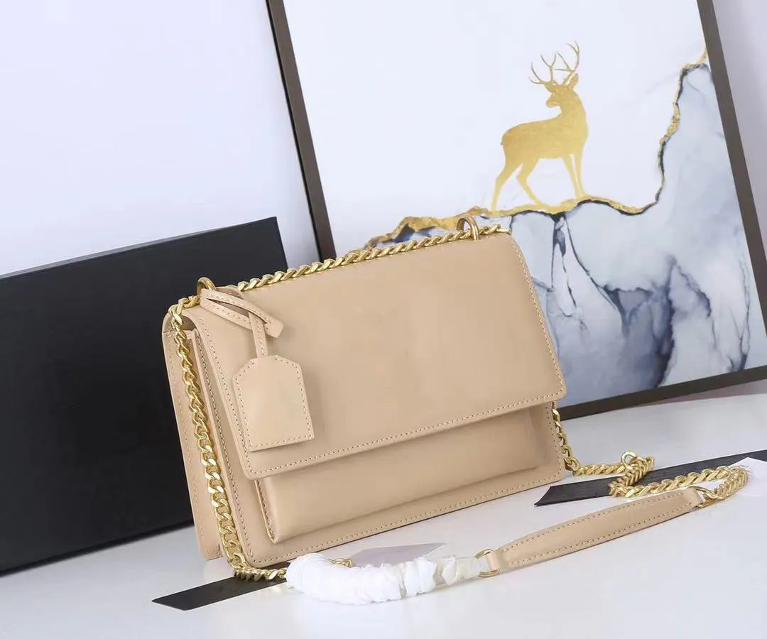 Fashion Trend Luxury Designer Sunset Bag Classic Latest Color Women  Shoulder Bags Chain Handbag Toothpick Pattern Leather Womens Cross Body  Handbags From Wanglejangheng, $44.93