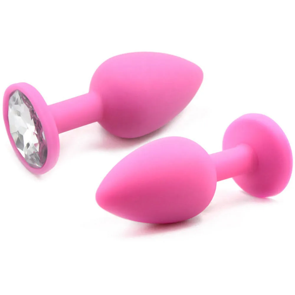 Massage Massage 3 Tailles Différentes Silicone Anal Plug Sex Toys Pour Hommes / Femmes Anal Trainer Bijoux Plugue Butt Plug Unisexe Plaqué Masseur Anus