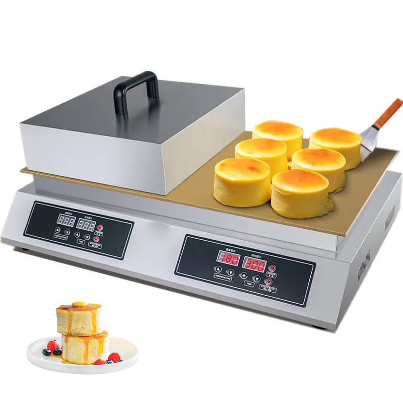 220V Snack Equipment Double Souffle Baking Machine Japanese Fluffy