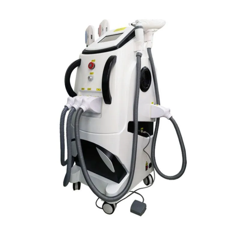 Poweful 5in1 IPL Opt Elight Máquina de remoção de cabelo Pico Segundo laser RAPEIRO REALTIMENTO DE FACE 4in1 ND Tatuagem de Lazer Remova o equipamento com 3000W 1200W 300000Shots