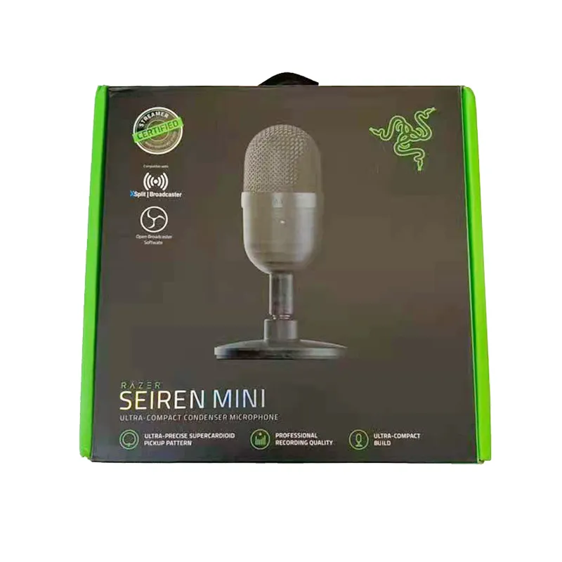 Razer Seiren Mini USB Condenser Telefunken Microphone Ultra Compact  Streaming Desk Mic With DHL/FedEx Shipping From Airmen, $35.16