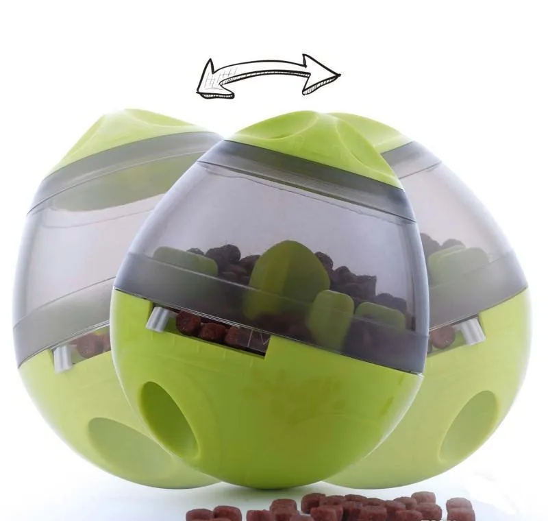 Pet Dog Interactive Tumbler Food Dispenser Feeder IQ Puzzle Treat Ball Toys Dog Puppy Foraging Supplies