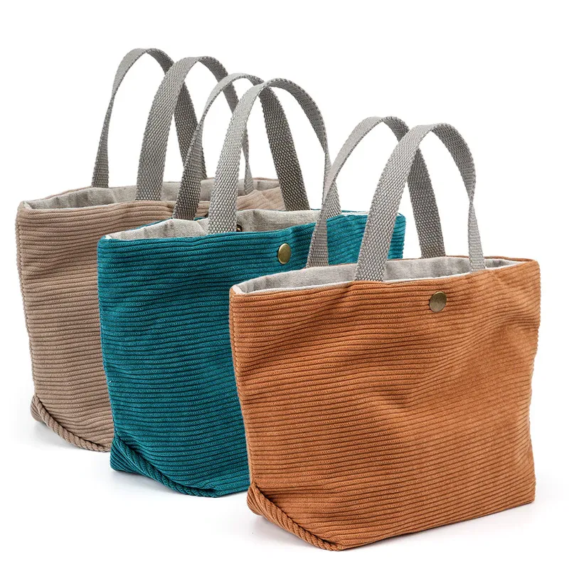 New Hot Shopping Bags Small Size Qualità PREMIUM Leggero Duty Pieghevole Tote Bagmultifunctional Canvas Shopping Bag New Retro Ladies Handbags c