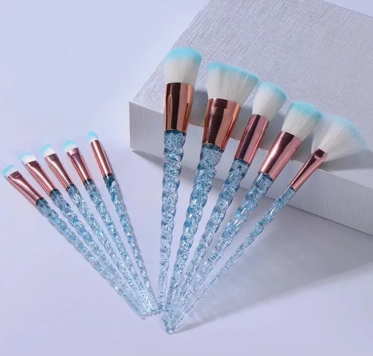 10 adet Makyaj Fırça Seti Yüz Güç Fondöten Fırçalar Kozmetik Fırça Setleri Güzellik Aracı kadın Hediyeler