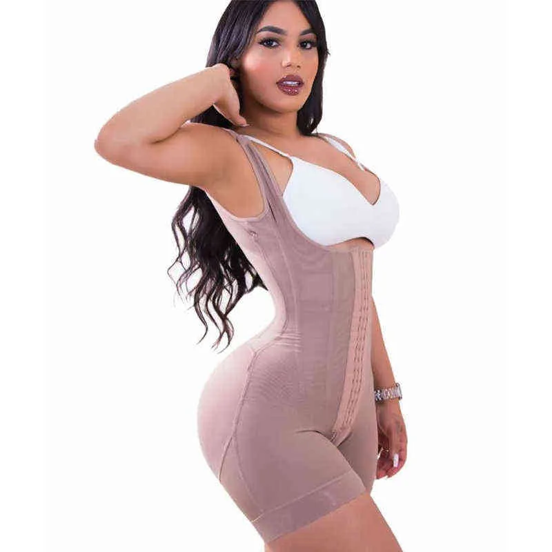 Women Compression Full Body Shaper Tummy Control Underwear Open Bust Body  Suits