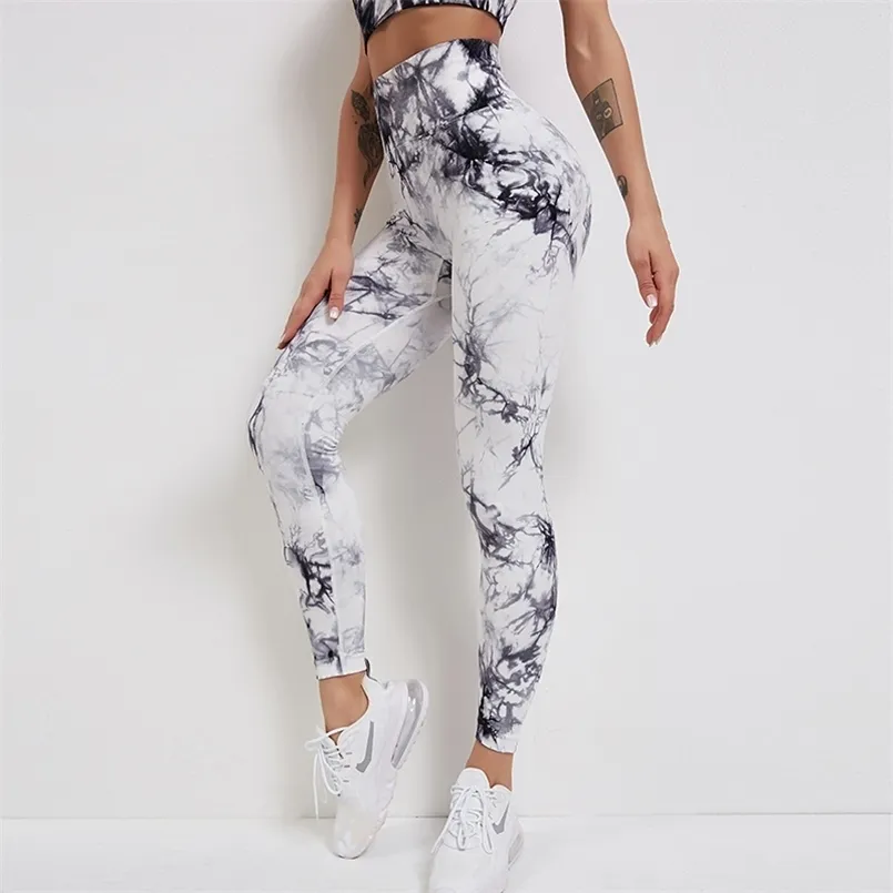 Seamless Tie Dye Seamless Workout Leggings For Women Push Up, Booty  Lifting, Gym Running Pants From Dou003, $13.37