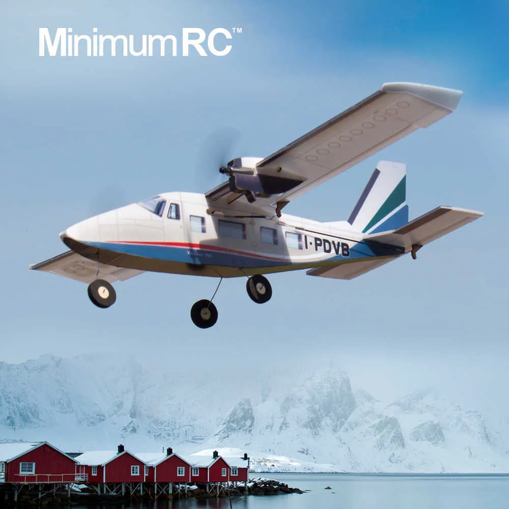 Minimum Vulcan Air P 68 Motor duplo 360mm Wingspan Plane Kit de espuma de espuma de controle remoto Avião RC RC Aircraft Drone Toy 211026