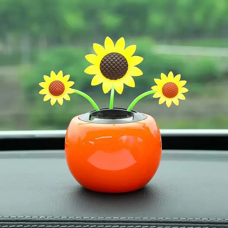 Interior Decorations Creative Funny Solar Powered Dancing Flower Swinging  Toys Car Dashboard Ornaments Auto Decoration Gifts For Friend From  Xiaoqiaoliu, $10.21
