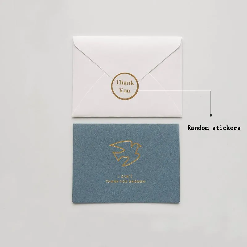 60 Sets Carte et Enveloppe, Enveloppes avec Vierge Papier Carte