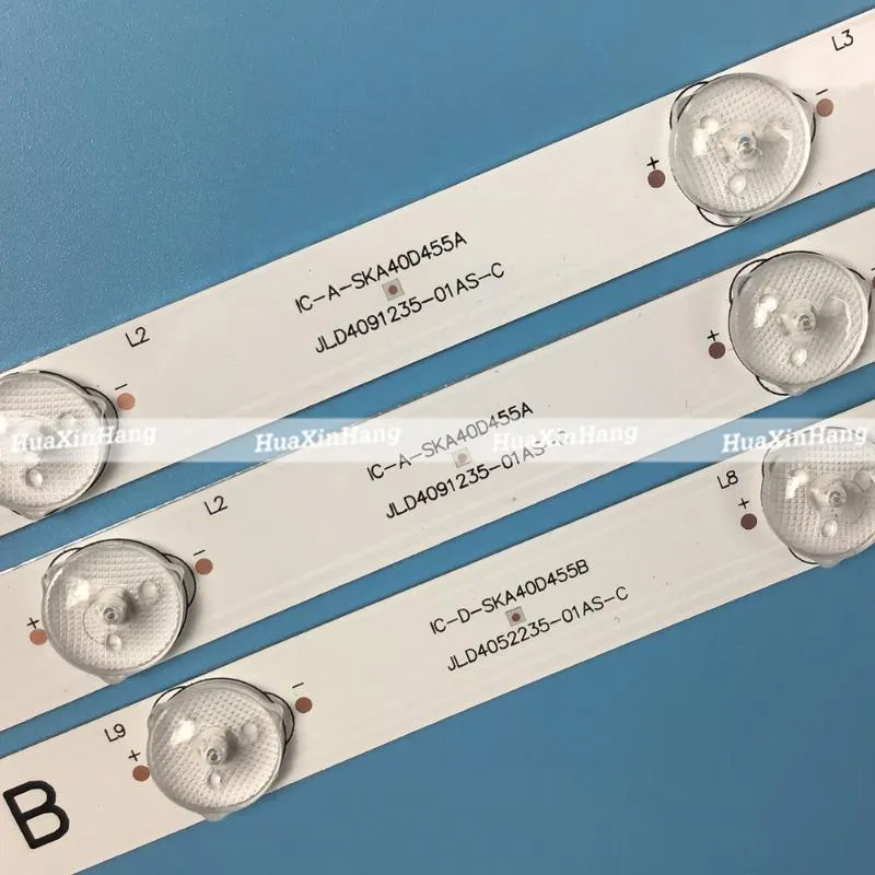 BARRAS LEITAS DE LED LED BAR PHILCO PH40E36DSGW SP-LED40 JL.D4091235-01AS-C E465853 IC-A-SKA40D455A IC-A-SKA40D455B ERISSON 40LES73 40LES69