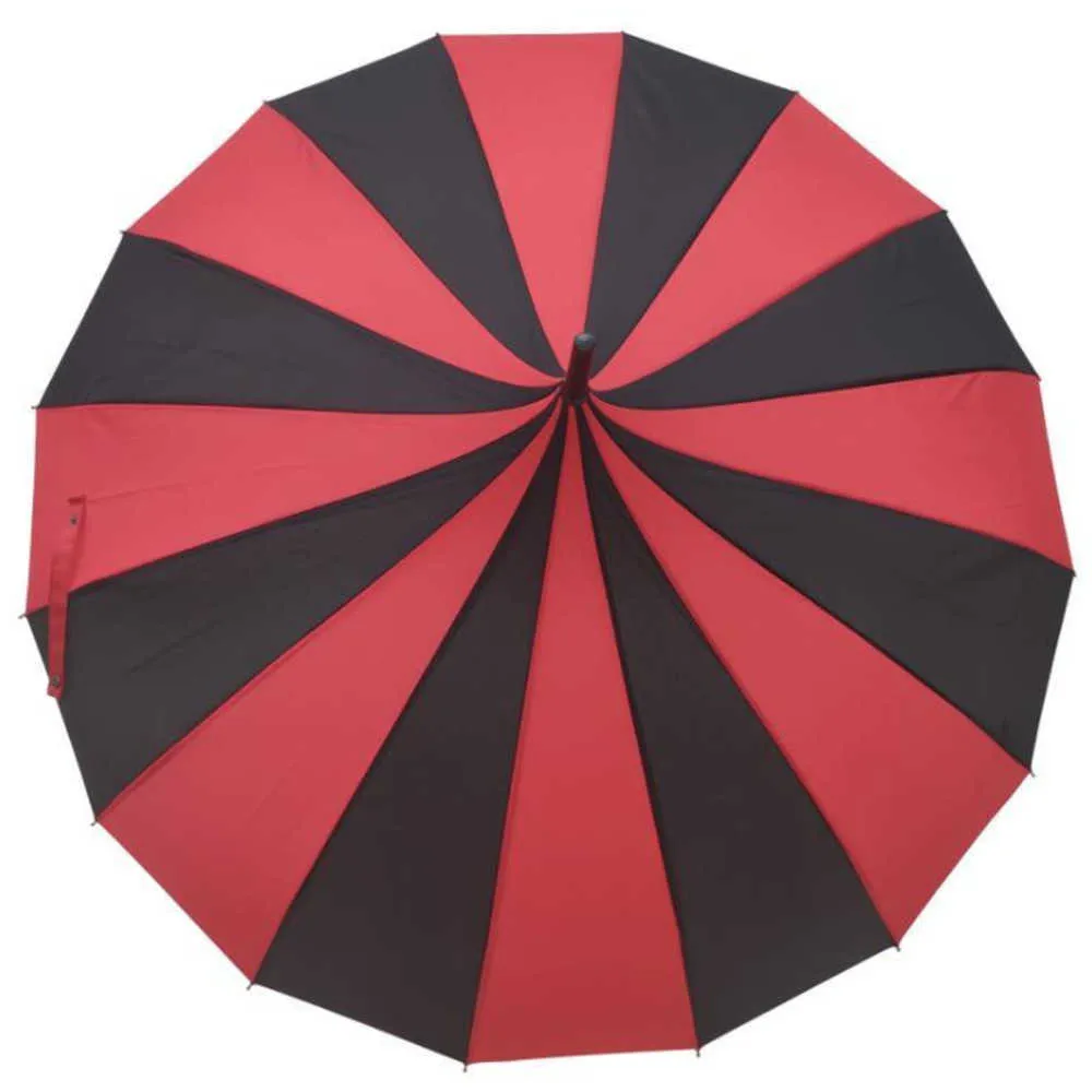 10 stücke Prinzessin Sonne Regenschirm Rot / Schwarz Streifen Pagode Regenschirm Hochzeit Sonnenschirm Sonnenschirm Sonnenschirm Großhandel Copa de Rebote