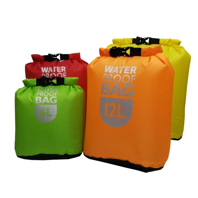 Outdoor Bags Waterproof Dry Bag Pack Sack Swimming Rafting River Trekking Floating Sailing Canoing Boating Water Resistance
