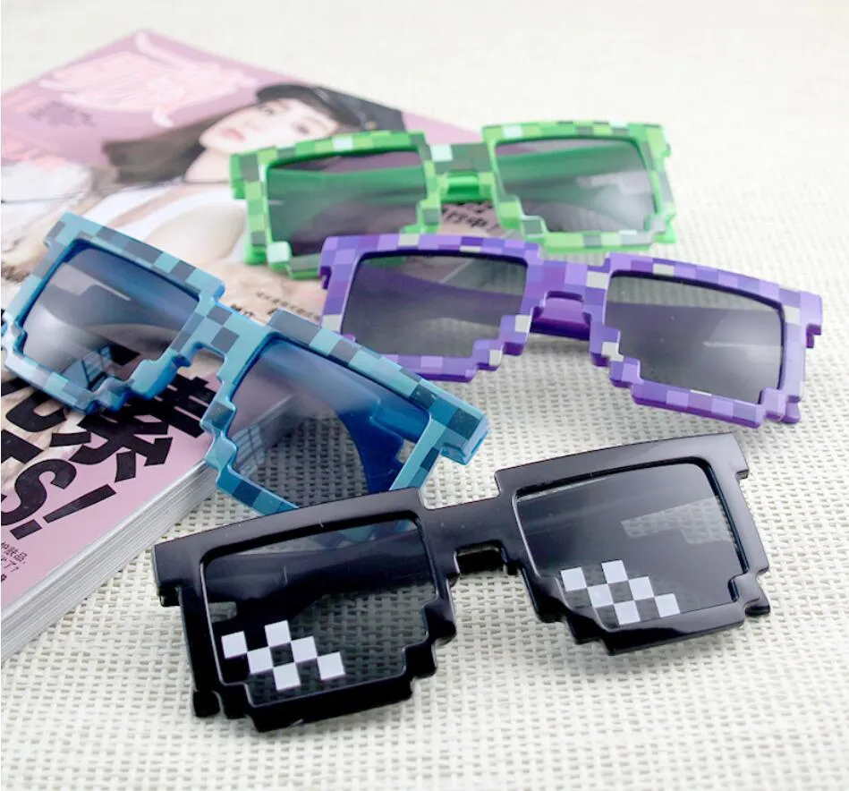 Occhiali da sole per bambini in mosaico Outdoor Eyewear Fashion Brand retro check personalità Fancy square kids street shooting occhiali versatili per il viso sottile