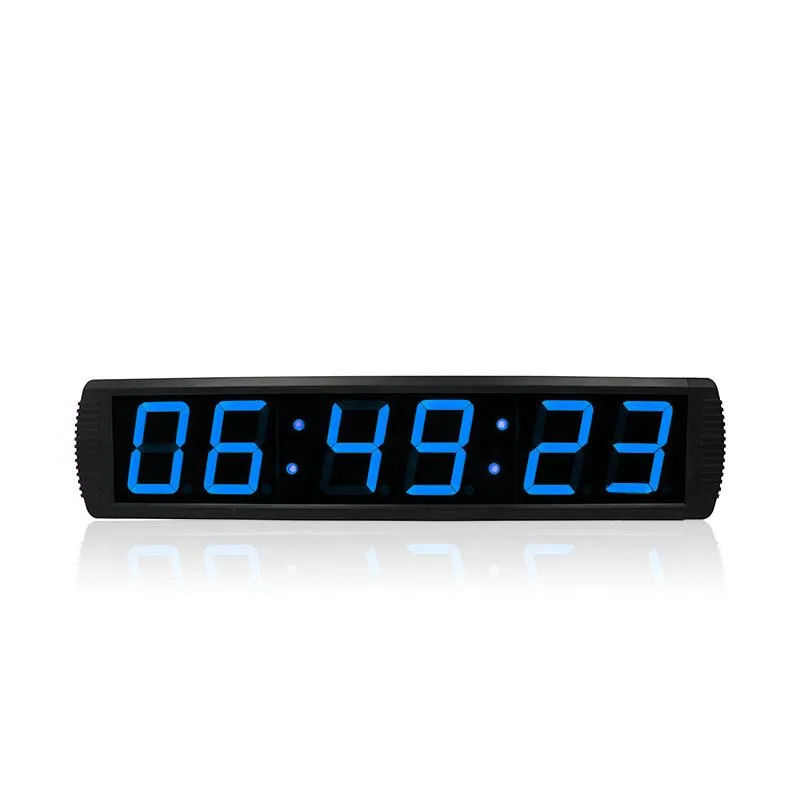 Wall Clocks 4 Inches LED Clock Display Digital Mounted With Multi-colored Countdown Timing