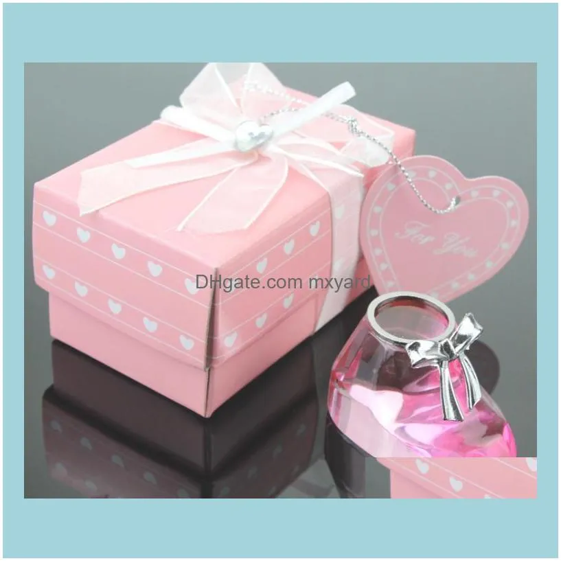 100pcs Choice Return Gifts Crystal Baby Shoe Christening Shower Favors Baptism Souvenirs Wholesale Party Favor