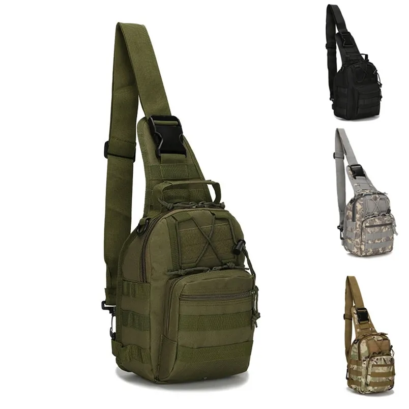 Wojskowa torba na ramię Tactical Molle Plecak wędkarstwo Kemping Polowanie Daypack Sport Wspinaczka Camouflage Plecak 211224