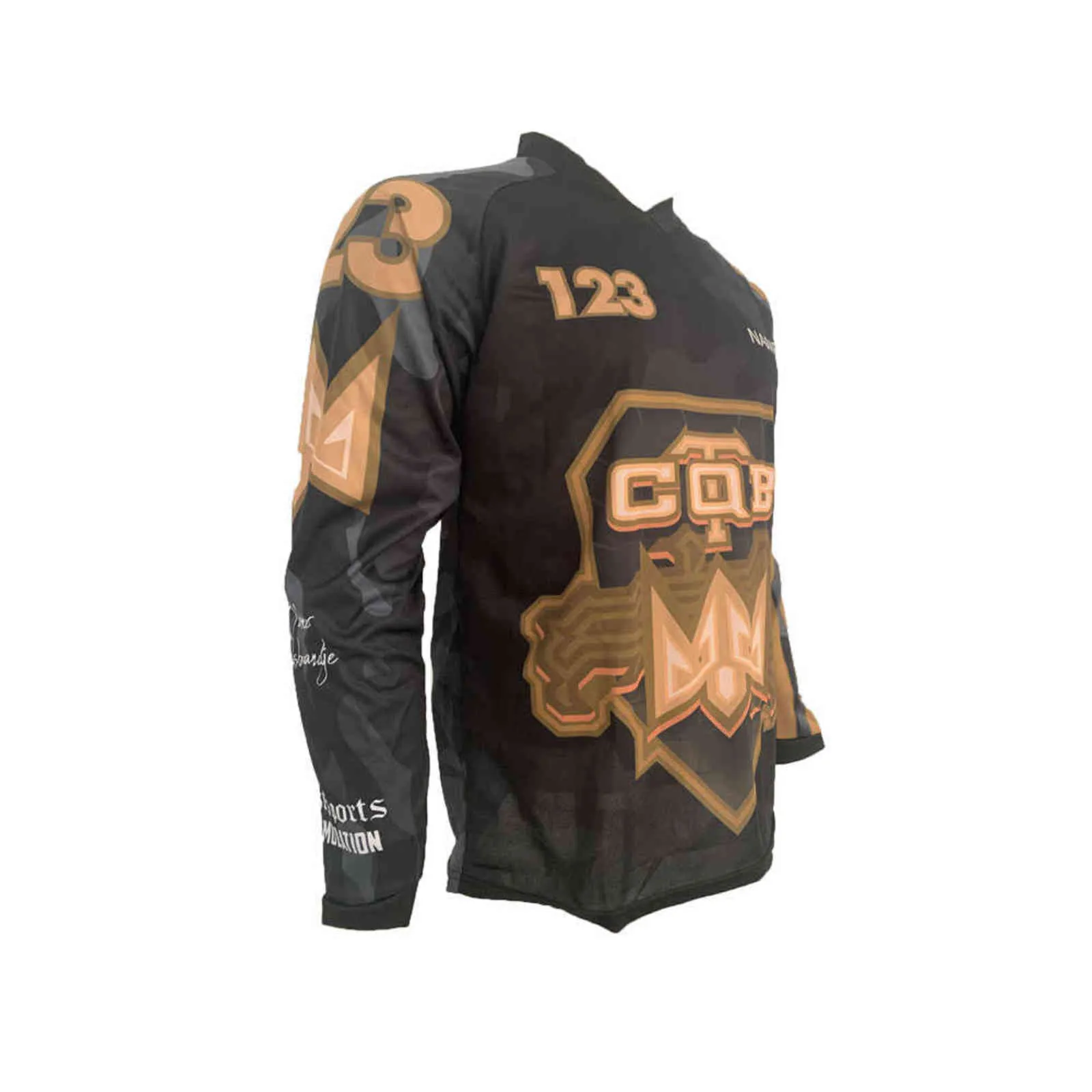 2022 nuovo arrivo SQB TEAM sport paintballs motocross jersey airsoft downhill jersey enduro downhill bike jersey G1130