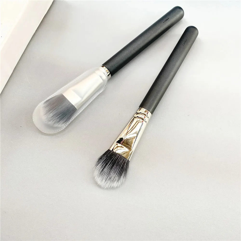Pennello per fondotinta/correttore/mineralizzazione Duo Fiber 132 - Pennello per cosmetici di bellezza e finitura impeccabile e uniforme