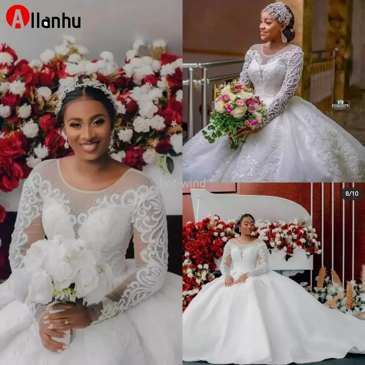 Plus size wedding hoop sale