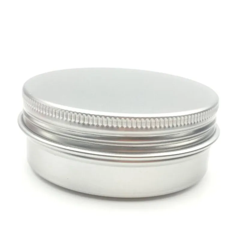Pusty Mini 5g Słoiki aluminiowe Metal Różowy Złoty Czarny Próbka Balsam Lip Balm Dezodorant BB CC Cream Maska Tin Case Case Contener