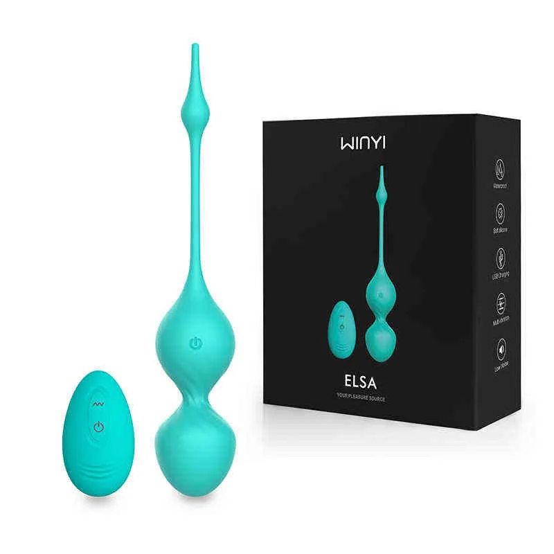 NXY anal oyuncaklar seks dükkanı kadın vibratör kablosuz silikon ben wa topları kegel egzersiz titreşimli atlama yumurta 1130
