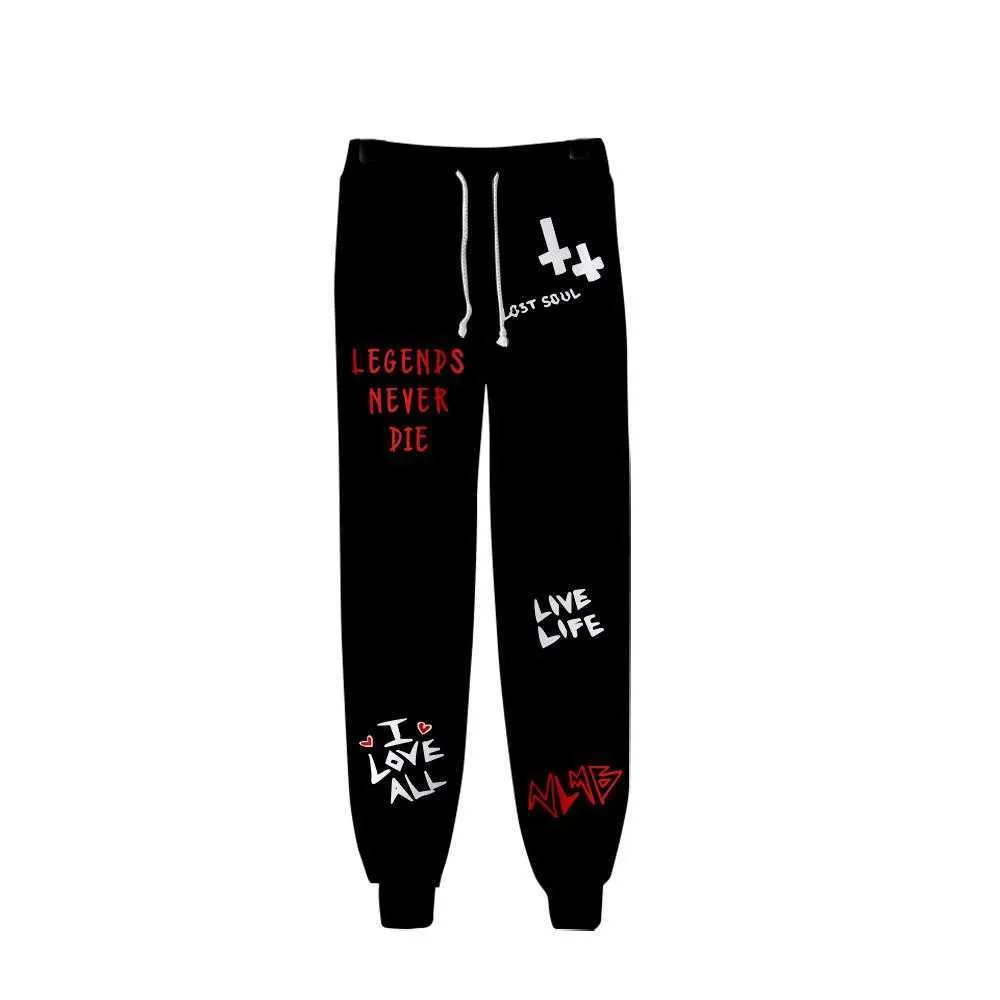 2020 3D Print Juice Wrld Legends Never Die Pants Women Men Sportting