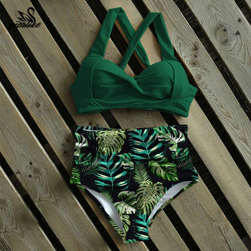 Slip de bain femme taille haute 2025
