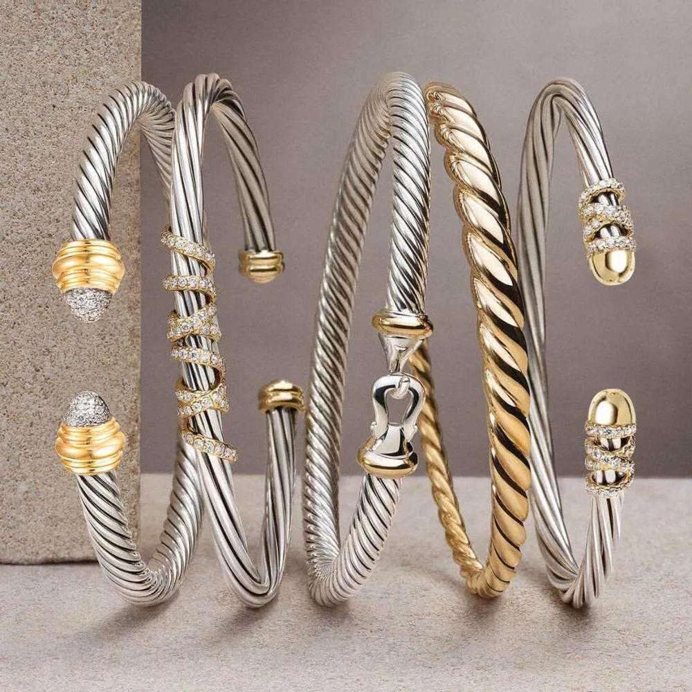 Missvikki Bracelet empilable de conception originale pour les femmes mariée mariage cubique Zircon ouvert Bracelet Dubai Bracelet bijoux de fête Q0717
