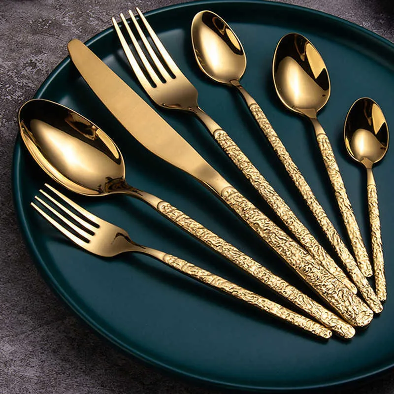 Western Cutlery Set - 16-Piece, Steak Knives, Mirror Polish_voghion.com
