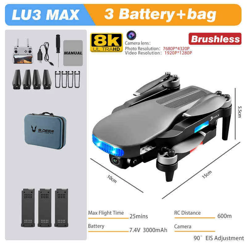 FEMA SG701 SG701S RC GPS Drone Avec 5G FPV 8K Double Caméra HD Longue