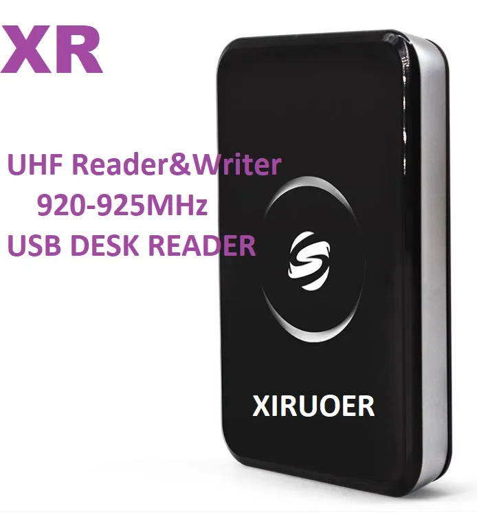 920-925 MHz USB UHF Okuyucu Yazar ISO18000 6C RFID Kart Okuyucular Küçük Masaüstü Okuyucu Yazar 2dBi Dairesel Polarizasyon Anteni 0.2-0.5m Okuma Mesafesi