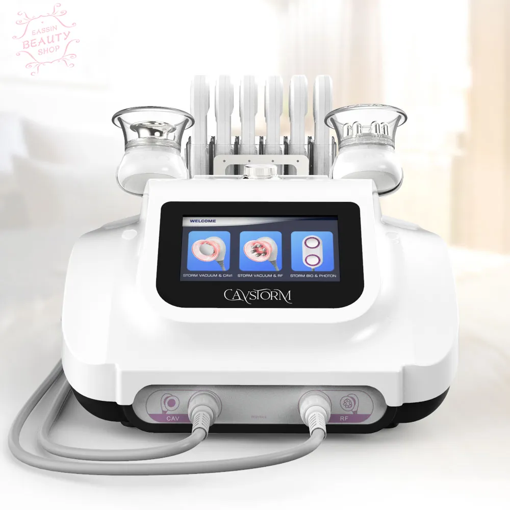 Photon Microcurrent Bio Solve Fat Storm vacuum RF Body Shaping Máquina de belleza Anti-celulitis Cuidado de la piel