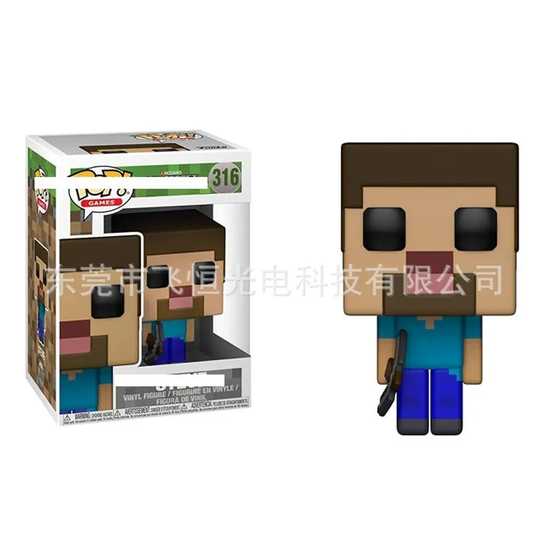 Funko Pop My World Around Minecraft Steve Crawler Coolie Afraid Of Hand  Made Figure From Trendoff2, $2.02